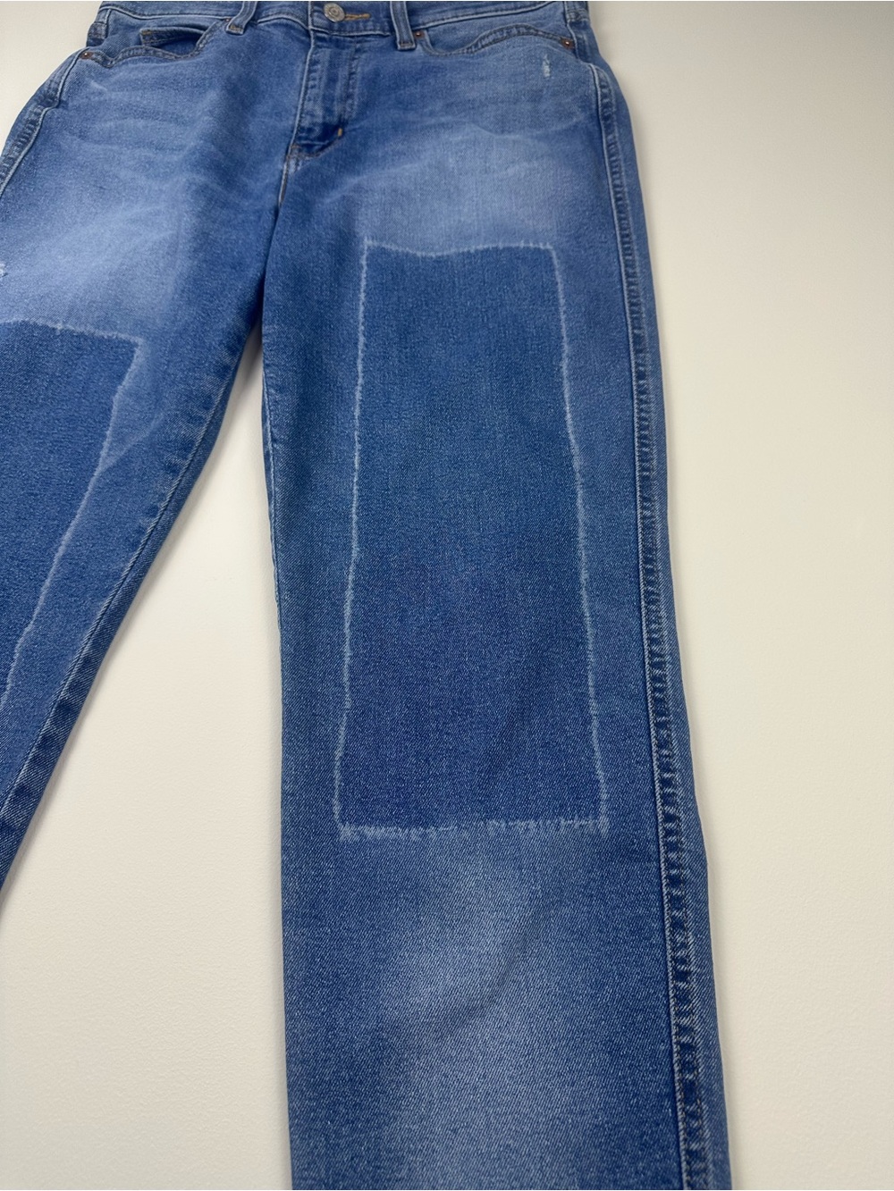 Levi Strauss Signature Heritage Boyfriend Cropped Patchwork Jeans Women’s 6 - Picture 3 of 11